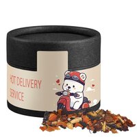 Kaminfeuer Tee ca 20g Kraftpapierdose Mini schwarz