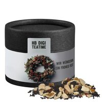 Wintertage Tee ca 30g Kraftpapierdose Mini schwarz