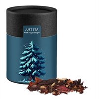Bio Weihnachts Früchtetee ca 60g Kraftpapierdose Midi schwarz