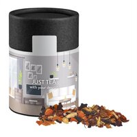 Kaminfeuer Tee ca 60g Kraftpapierdose Midi schwarz