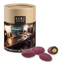 ZartbitterHimbeer Mandeln ca 80g Kraftpapierdose Midi