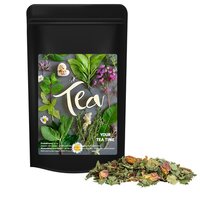 Bio Kräutertee Glücksgefühle ca 35g Standbeutel Midi schwarz