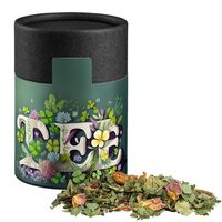 Bio Kräutertee Glücksgefühle ca 30g Kraftpapierdose Midi schwarz