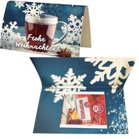 Bio Beuteltee Winterpunsch 225g Werbekarte A6 gefaltet