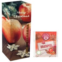 Bio Beuteltee Bratapfel 24 Stück 54g Faltschachtel Teetower