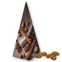 Schokomandeln mit Zimt ca 30g PräsentPyramide