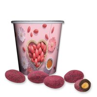 ZartbitterHimbeer Mandeln ca 40g Snackbecher Mini