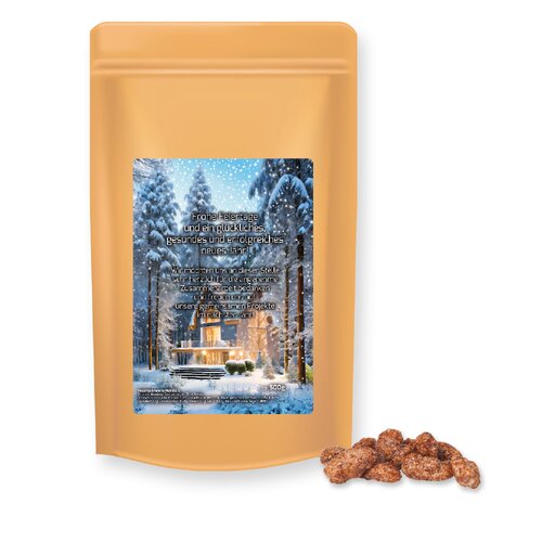 Bio Feuergebrannte Mandeln, ca. 500g, Standbeutel Maxi