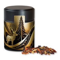 Kaminfeuer Tee ca 60g Metalldose Midi schwarz