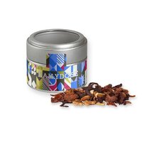 Bio Glühweingewürz fein ca 30g Metalldose Mini mit Sichtfenster silber