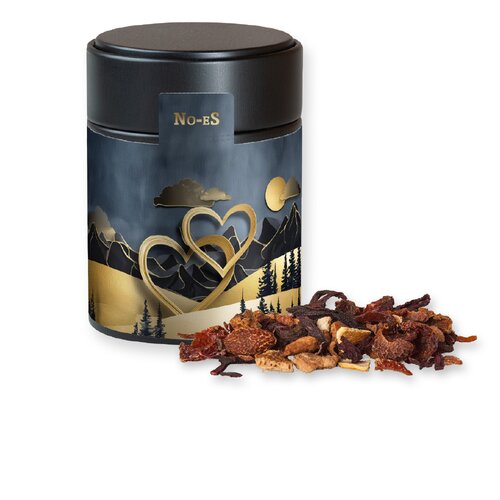 Bio Glühweingewürz fein, ca. 60g, Metalldose Midi schwarz