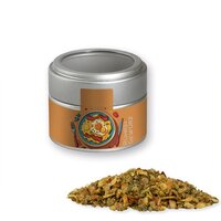 Gewürzmischung Rühreigewürz ca 60g Metalldose Mini mit Sichtfenster silber