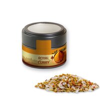 Royal Curry ca 75g Metalldose Mini mit Sichtfenster schwarz