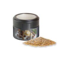 Vanillezucker ca 85g Metalldose Mini mit Sichtfenster schwarz