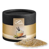 Vanillezucker ca 55g Kraftpapierdose Mini schwarz
