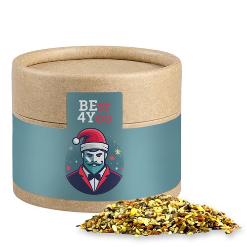 Bio Weihnachts Gewürzmischung Chefsache, ca. 30g, Kraftpapierdose Mini