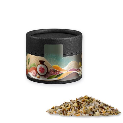Bio Gewürzmischung Alleskönner, ca. 40g, Kraftpapierdose Mini schwarz