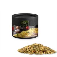 Gewürzmischung Rühreigewürz ca 40g Kraftpapierdose Mini schwarz