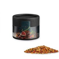 Gewürzmischung Steak Pfeffer ca 40g Kraftpapierdose Mini schwarz