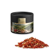 Bio Gewürzmischung Toskanische Bruchetta ca 28g Kraftpapierdose Mini schwarz
