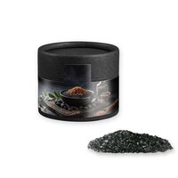 Gewürzmischung Black Lava Salz ca 75g Kraftpapierdose Mini schwarz