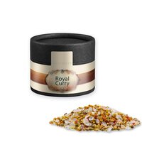 Royal Curry ca 50g Kraftpapierdose Mini schwarz