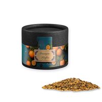 Gewürzmischung Orangen-Pfeffer ca 40g Kraftpapierdose Mini schwarz