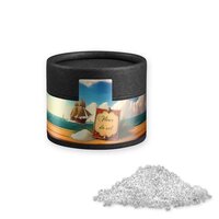 Fleur de Sel ca 40g Kraftpapierdose Mini schwarz