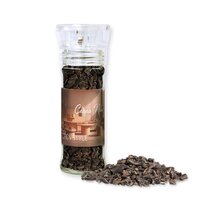 Bio KakaoNibs ca 40g transparente Gewürzmühle