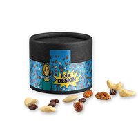 Bio Studentenfutter ca 40g Kraftpapierdose Mini schwarz