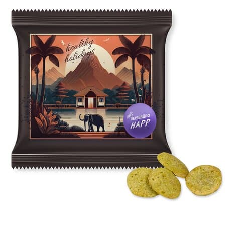 Bio Black Pepper-Mais Chips, ca. 15g, Maxi-XL-Tüte