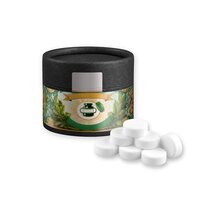 Bio Pfefferminz Drops ca 40g Kraftpapierdose Mini schwarz