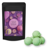 Waldmeister-Brause Bonbons ca 80g Standbeutel Midi schwarz