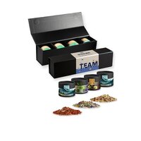 verschiedene Gewürzmischungen Bio und nicht Bio Kategorie 2 ca 40160g GeschenkSet Premium schwarz mit Magnetverschluss und 4 Kraftpapierdosen Mini