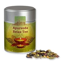 Ayurveda Relax-Tee ca 60g Metalldose Midi silber