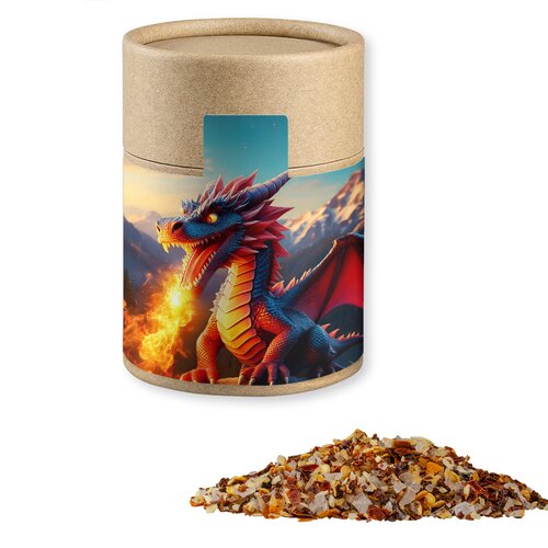 Bio Gewürzmischung Feuer und Flamme, ca. 75g, Kraftpapierdose Midi