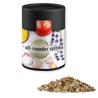 Bio Gewürzmischung Alleskönner ca 75g Kraftpapierdose Midi schwarz