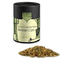 Gewürzmischung Rühreigewürz ca 75g Kraftpapierdose Midi schwarz