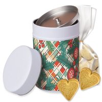 Butter-Herzen ca 100g Beutel in Metalldose Maxi