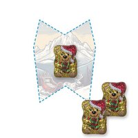 Schoko-Weihnachtsbärchen ca 7g Flyer Mini eigene Form