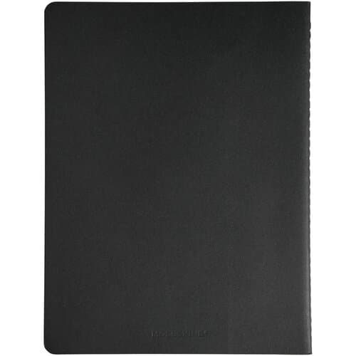 Moleskine Cahier Journal XL liniert schwarz bedrucken Werbezeichen