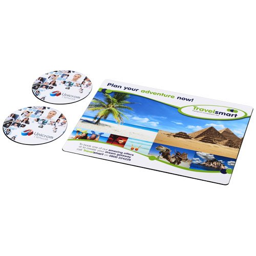 Brite-Mat® Mousepad- und Untersetzer-Set 2
