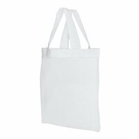 Baumwolltasche mit kurzen Griffen - 125 g/m² - 22 x 26 cm
