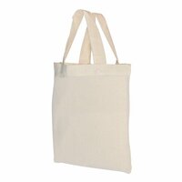 Baumwolltasche mit kurzen Griffen - 125 g/m² - 22 x 26 cm