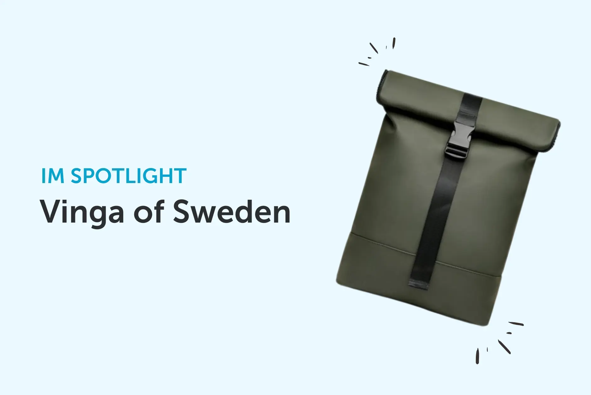 Vinga of Sweden Rucksack im Spotlight 