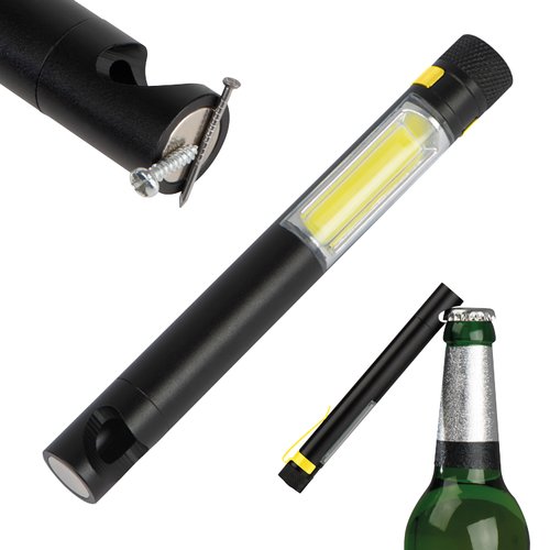 COB Taschenlampe mit Flaschenöffner