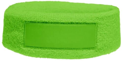 Frottier Stirnband mit Label