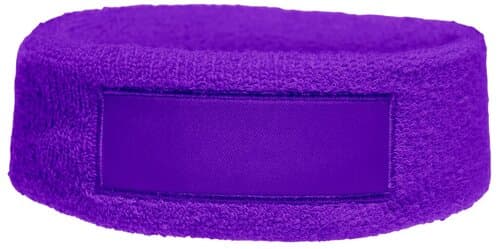 Frottier Stirnband mit Label