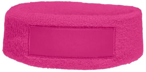 Frottier Stirnband mit Label