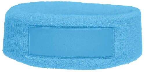 Frottier Stirnband mit Label